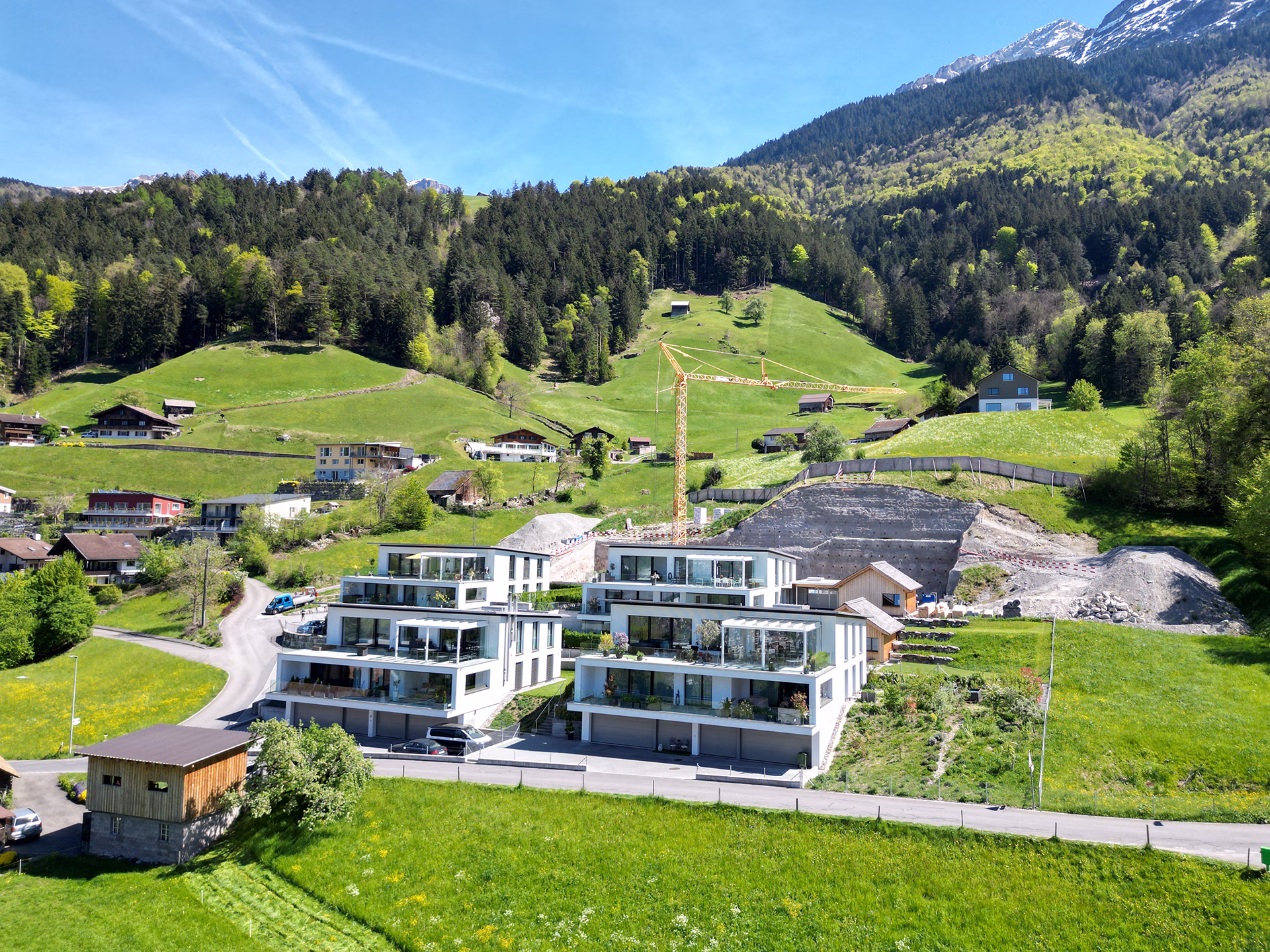 Baustelle Unterer Biel Schattdorf